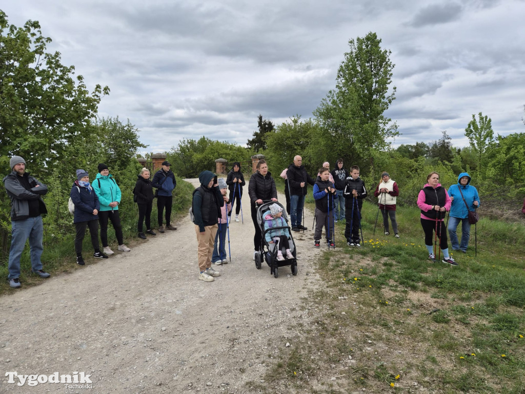 Sapcer nordic walking z historią regionu