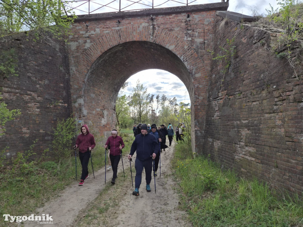 Sapcer nordic walking z historią regionu