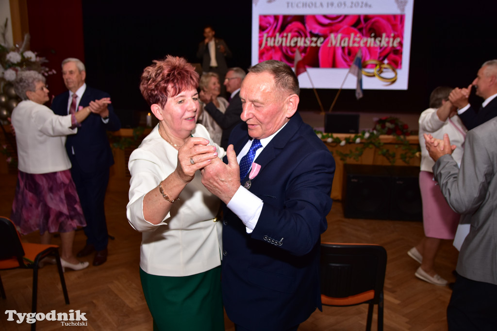 Jubileusze małżeńskie w gminie Tuchola. Złoci, szmaragdowi i diamentowi jubilaci