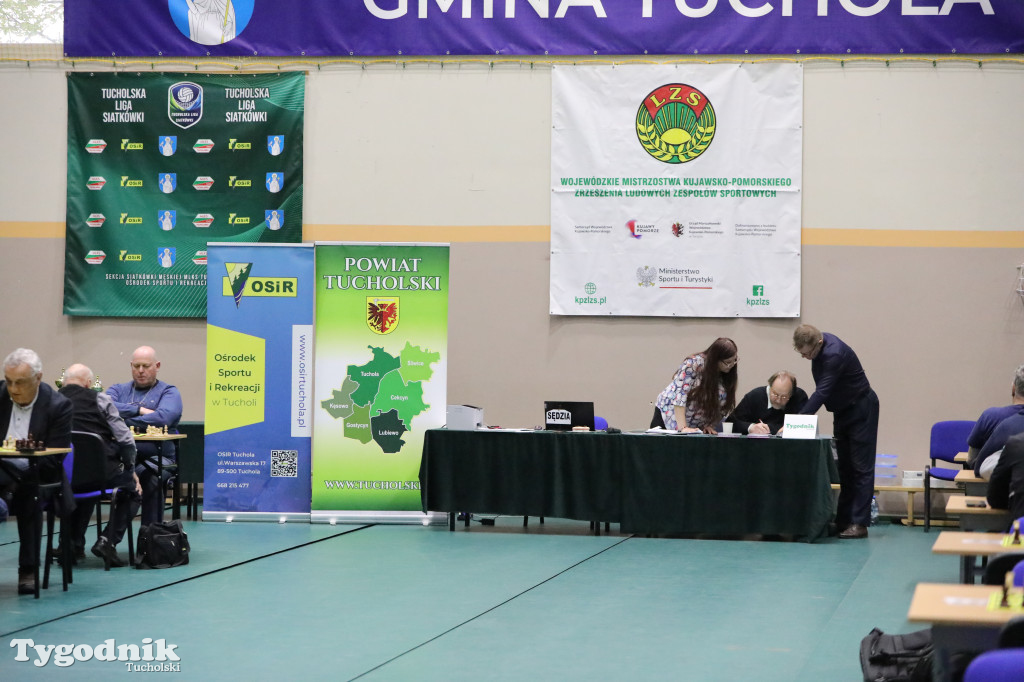 Dwa dni szachów w tucholskiej hali - mistrzostwa LZS