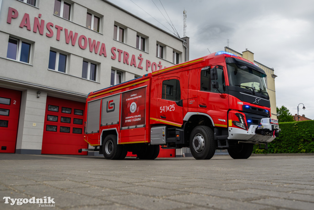 Oto NOWY WÓZ strażaków z Tucholi