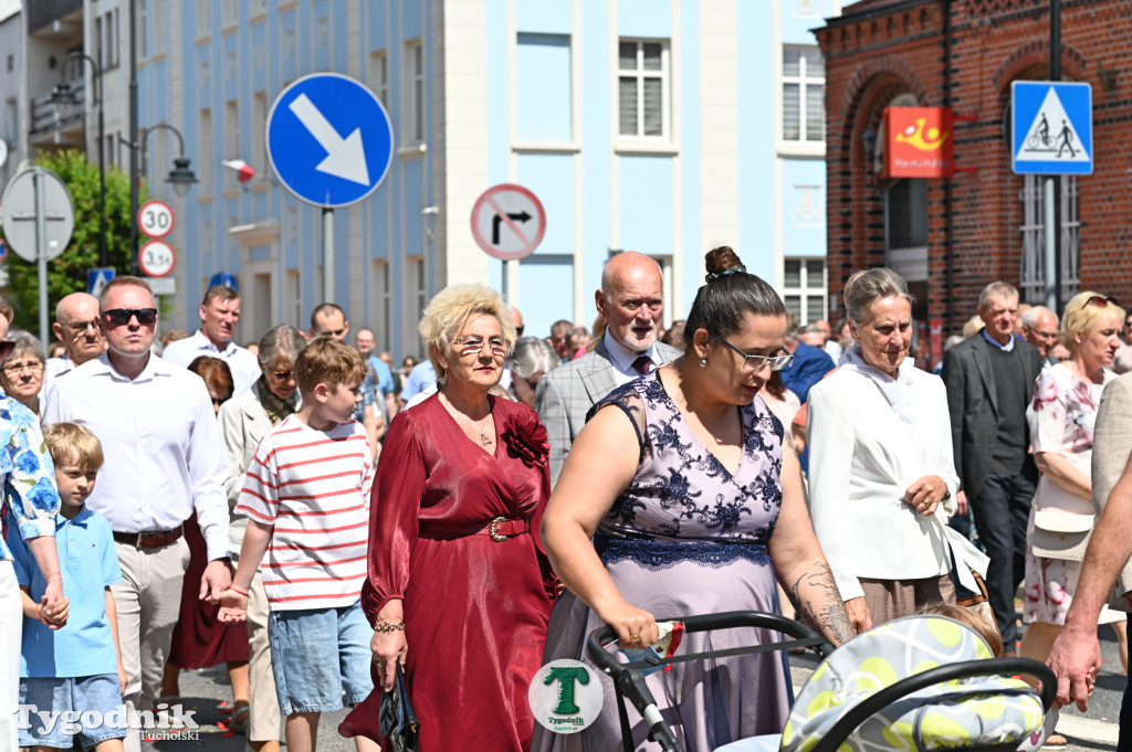 Boże Ciało, procesja w Tucholi