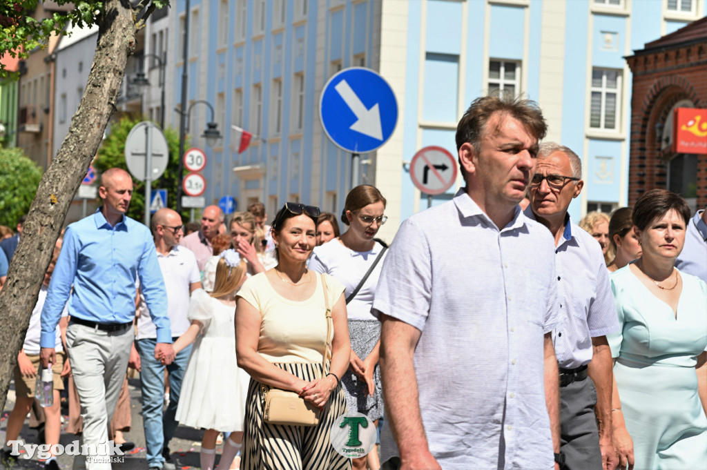 Boże Ciało, procesja w Tucholi