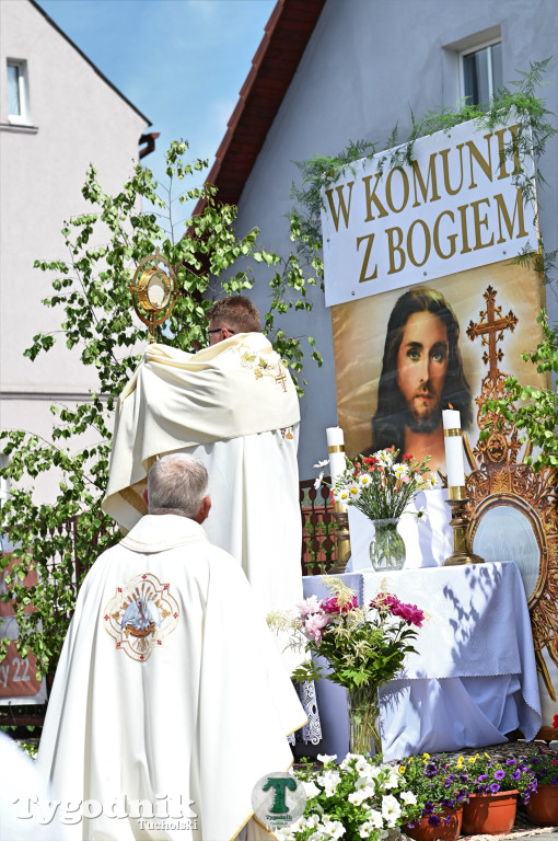 Boże Ciało, procesja w Tucholi