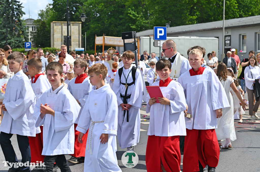 Boże Ciało, procesja w Tucholi