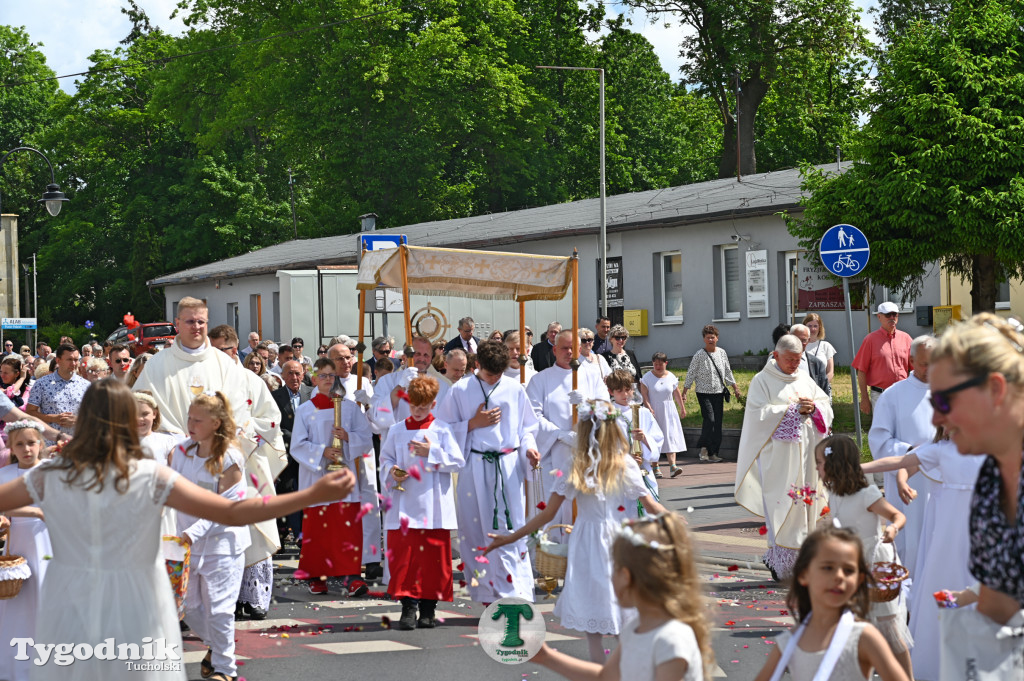 Boże Ciało, procesja w Tucholi