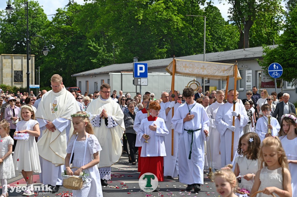 Boże Ciało, procesja w Tucholi