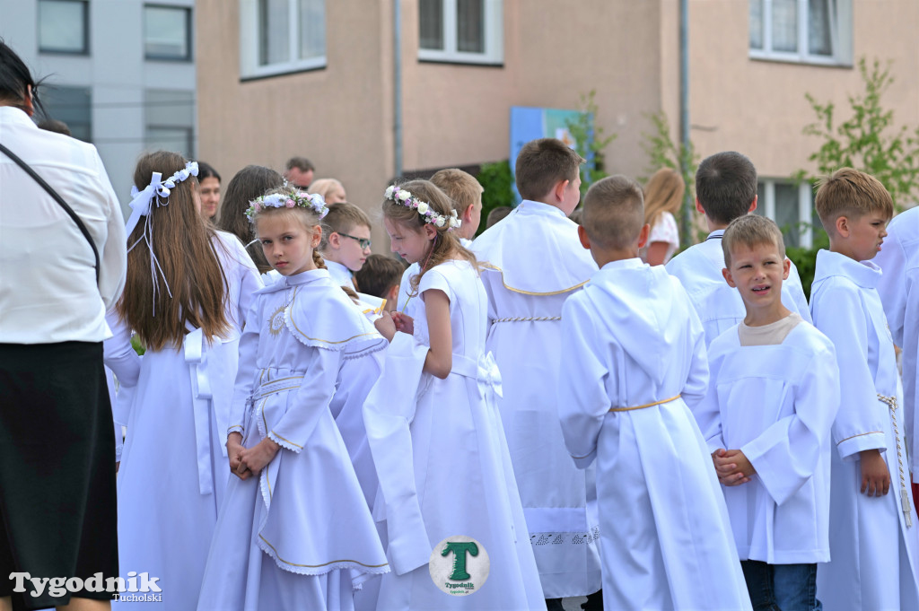 Boże Ciało, procesja w Tucholi