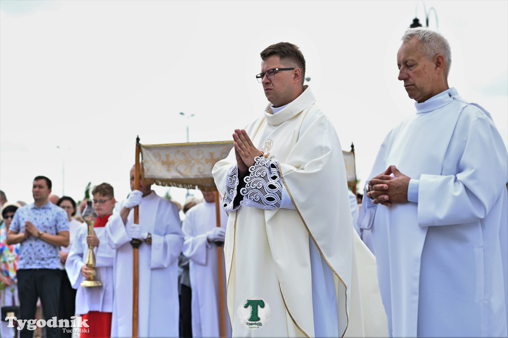 Boże Ciało, procesja w Tucholi