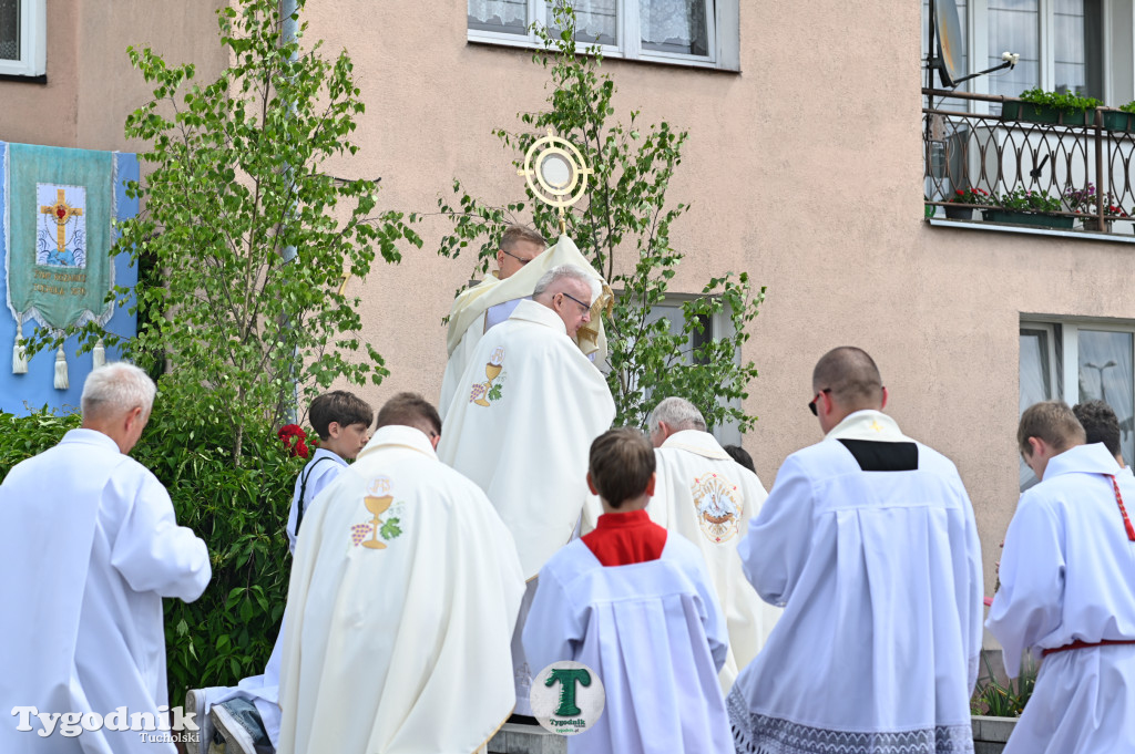 Boże Ciało, procesja w Tucholi