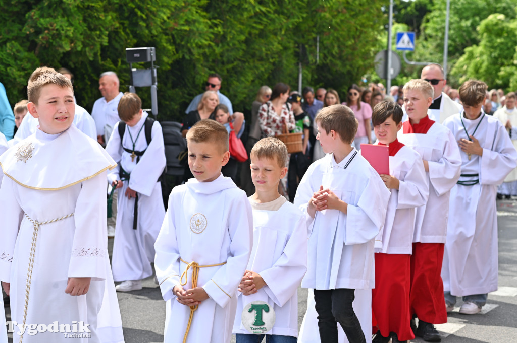Boże Ciało, procesja w Tucholi