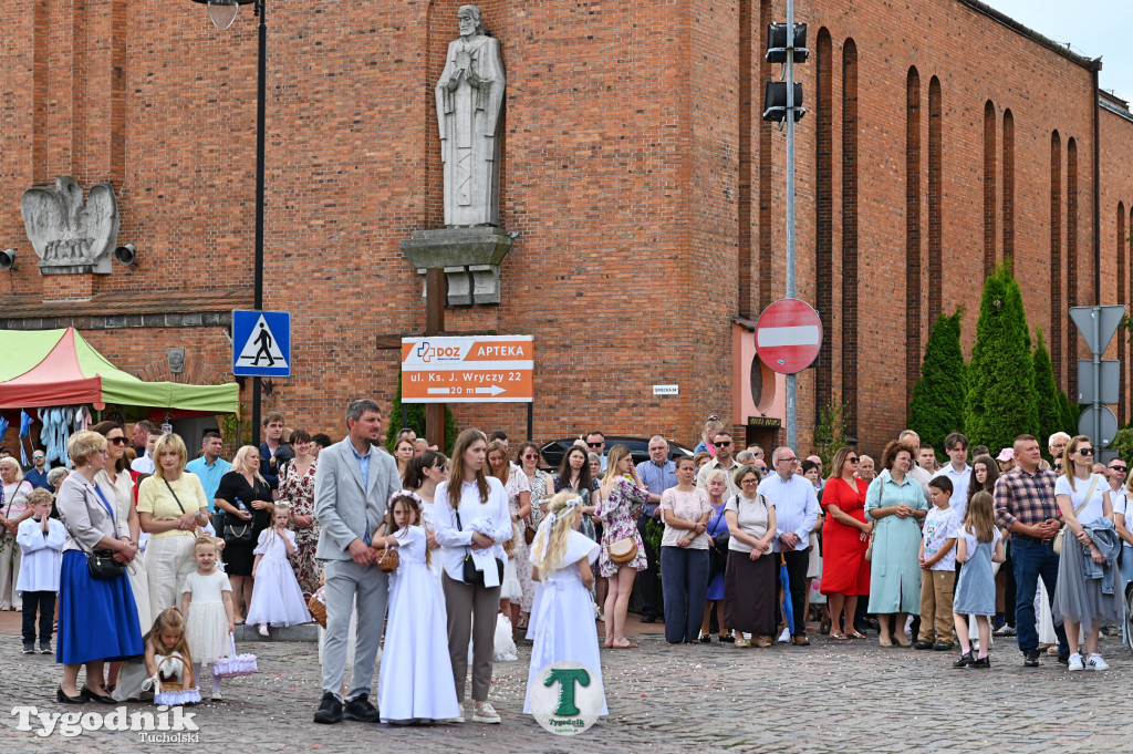 Boże Ciało, procesja w Tucholi