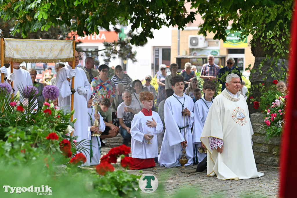 Boże Ciało, procesja w Tucholi