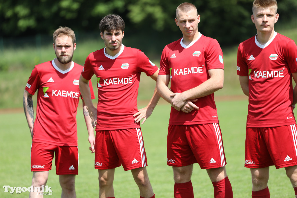 Klasa okręgowa: Mikołaj Galiński godnie pożegnał się z drużyną. Trzy gole napastnika Tucholanki