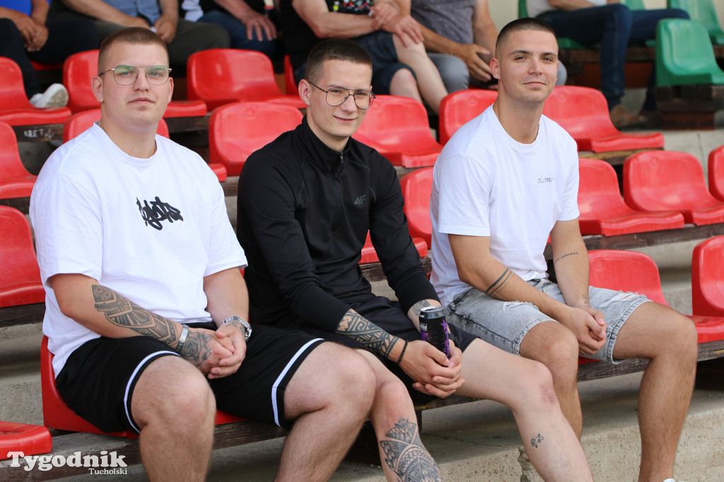 Klasa okręgowa: Mikołaj Galiński godnie pożegnał się z drużyną. Trzy gole napastnika Tucholanki