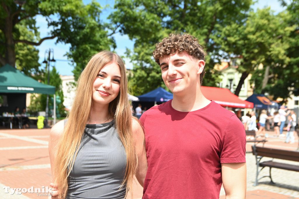Bezpieczne Wakacje na rynku w Tucholi