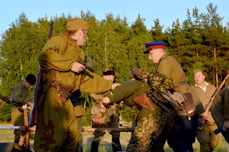 Sięgnąć kosmosu - inscenizacja na poligonie Heidekraut