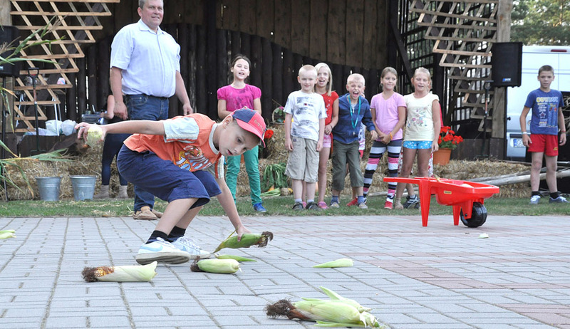 Biegali w szlorach, zbierali kukurydzę ZDJĘCIA
