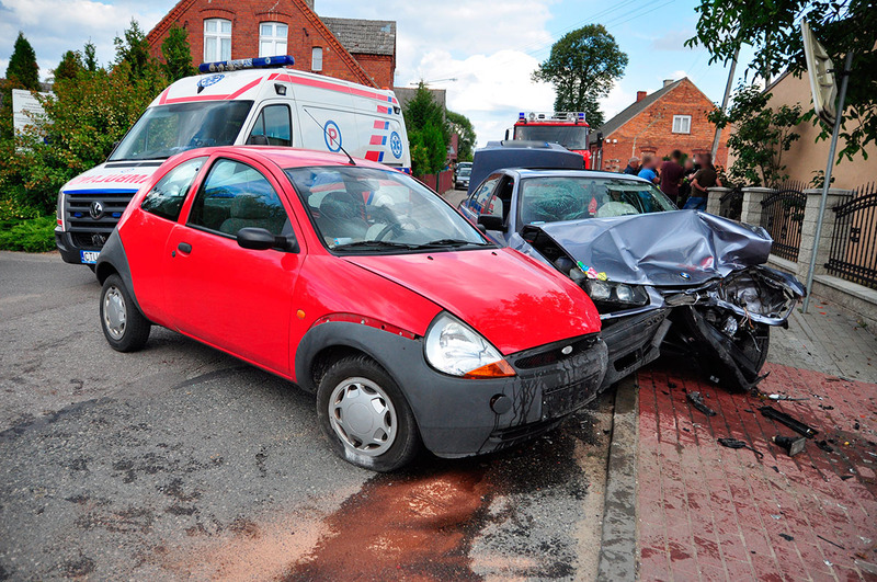 Gmina Lubiewo: Wypadek w Klonowie - ZDJĘCIA