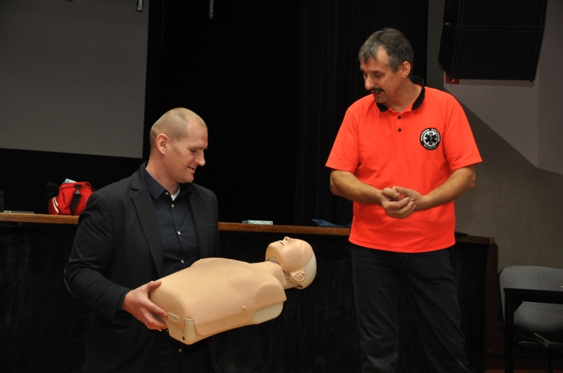 Gmina Śliwice: Ratownicy "Therapeutiki" w śliwickim GOK-u - ZDJĘCIA