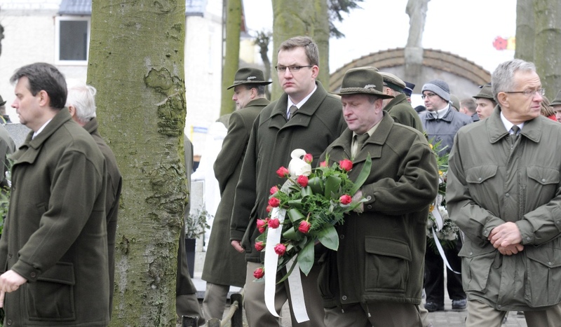 Leśnicy pożegnali Jana Manię
