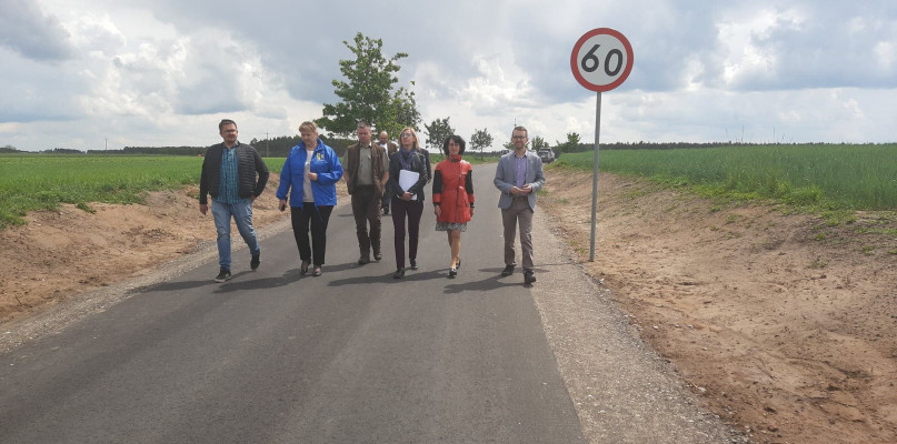 Lubiewo - Bysławek: Była gruntowa, już w całości jest asfaltowa