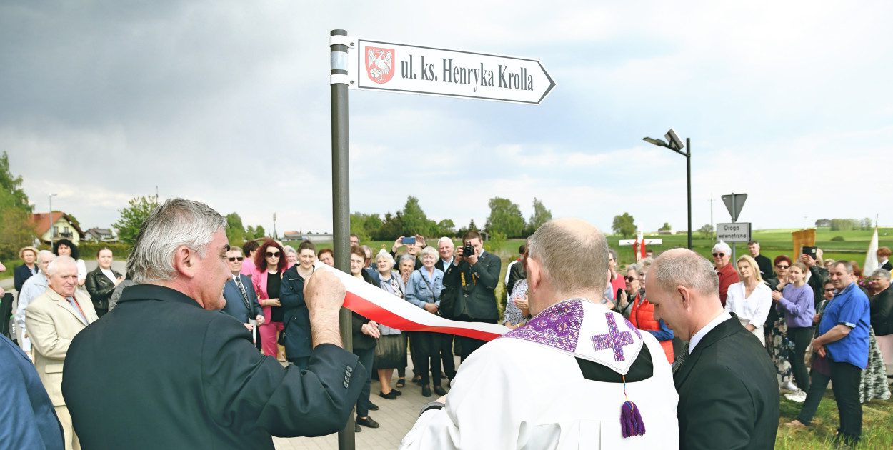 W Żalnie otwarto ulicę ks. Henryka Krolla. 