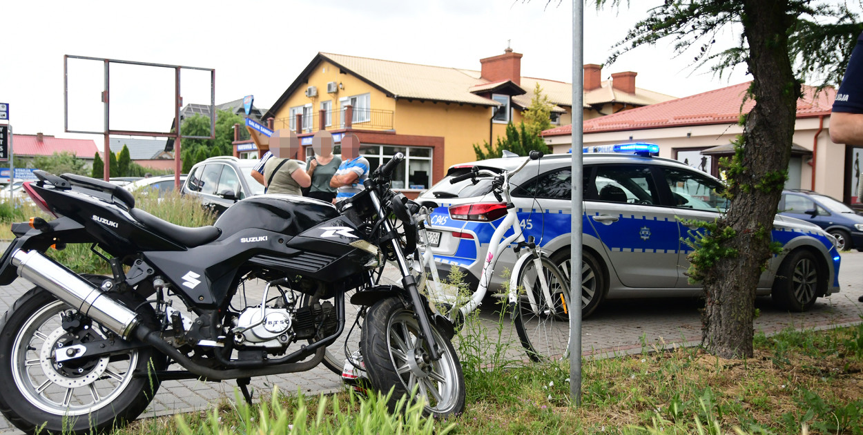 Piątkowe (23 czerwce) zdarzenie drogowe na ul. Cegielnianej w Tucholi