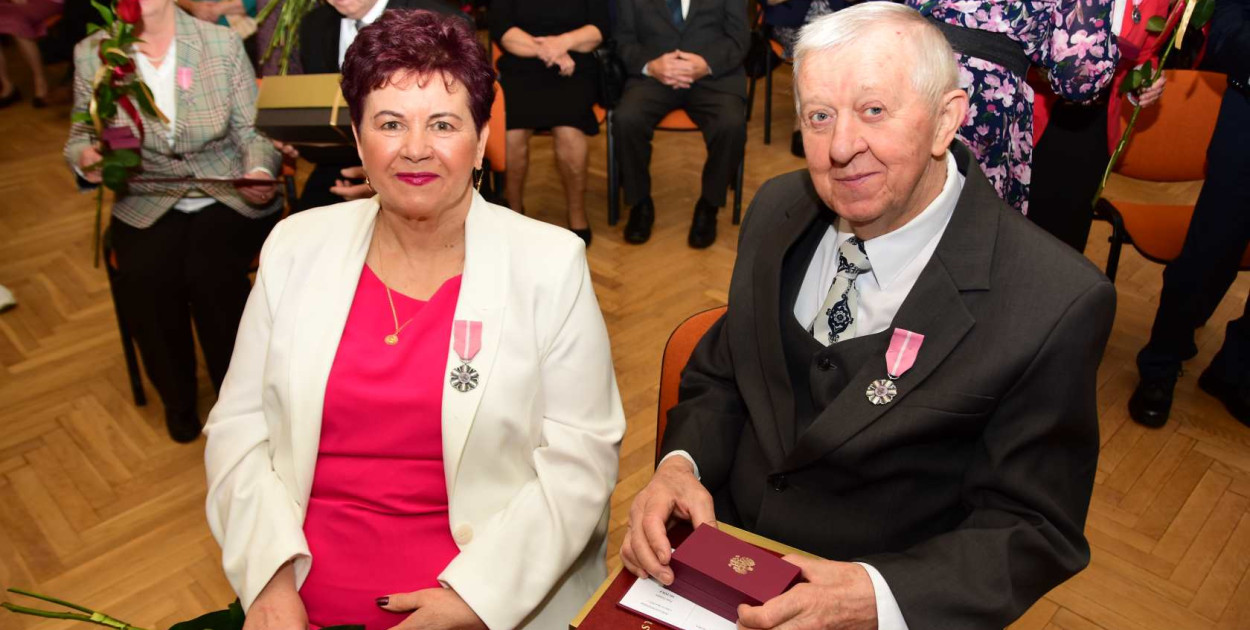 W gronie par świętujących 50-lecie znaleźli się Jolanta i Edmund Muzolfowie z Tucholi.