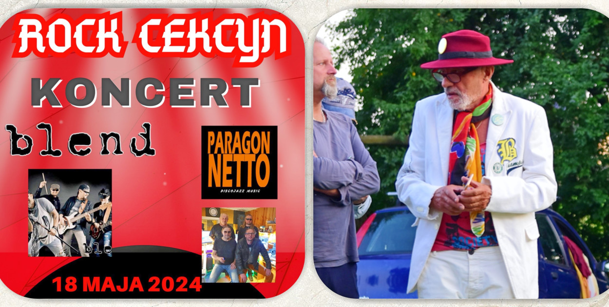 Koncerty w Cekcynie organizuje Czesław Chabowski. 