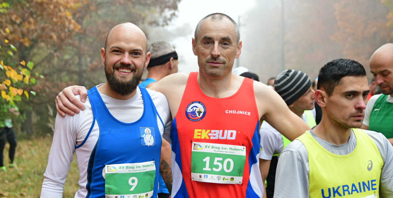 Tuż przed startem biegu św. Huberta. Fot. Piotr Paterski