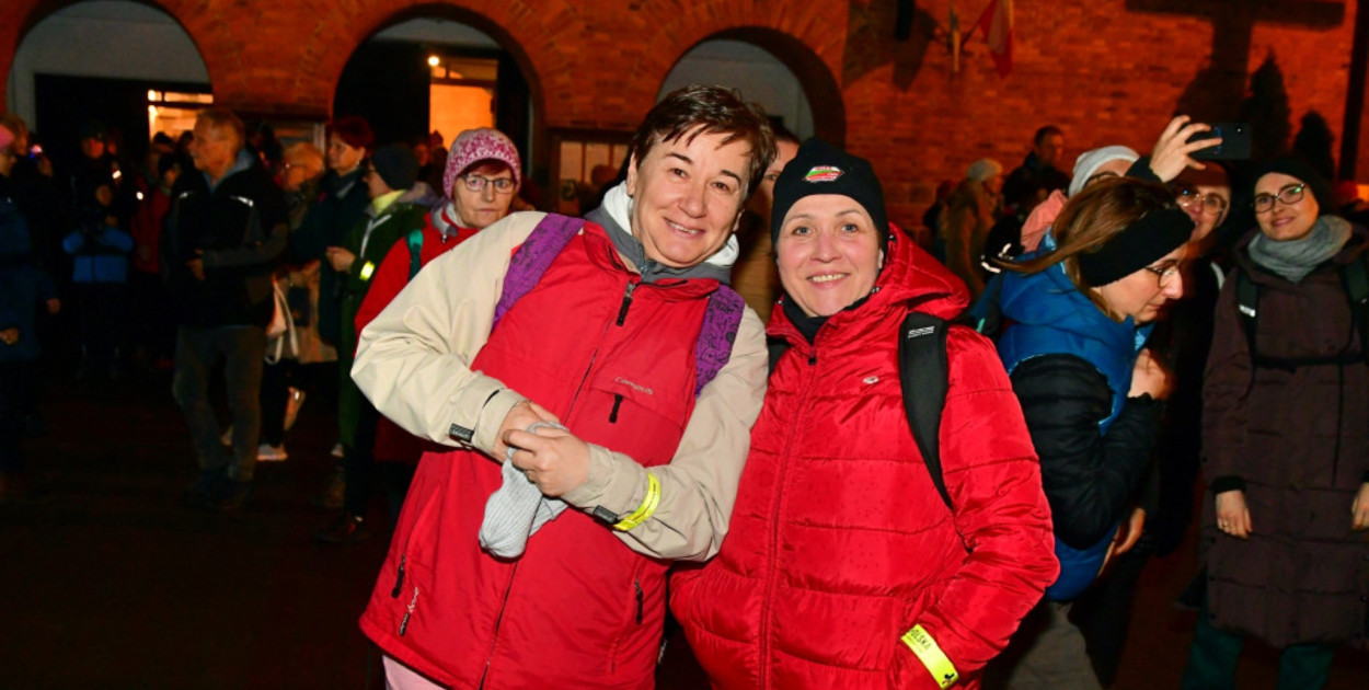 Ekstremalna Droga Krzyżowa 2024 - początek przy kościele pw. Bożego Ciała. Wierni startują stąd także 11 kwietnia 2025. Fot. Piotr Paterski