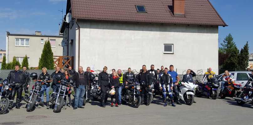 Grupa motocyklistów z powiatu tucholskiego ruszyła na bydgoskie otwarcie sezonu m.in. rok w temu. Uczestnicy zachęcają do udział w 1-majowym wyjeździe wszystkich chętnych. Fot. nadesłane