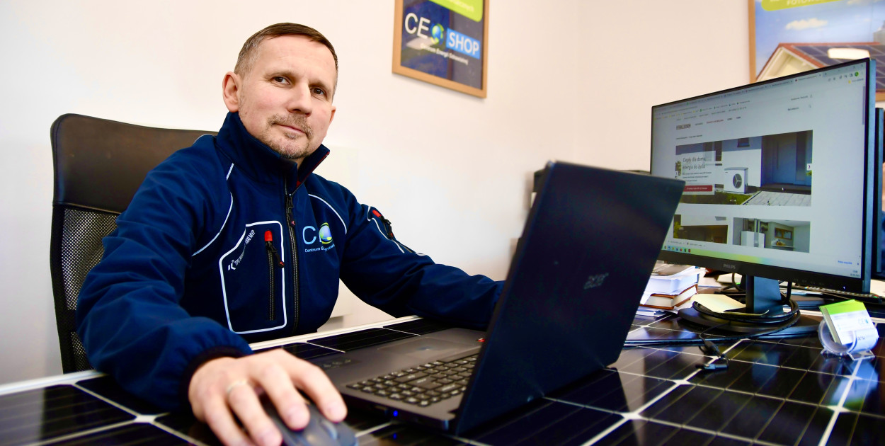 Waldemar Matusik, przedstawiciel ds. pomp ciepła w Centrum Energii Odnawialnej