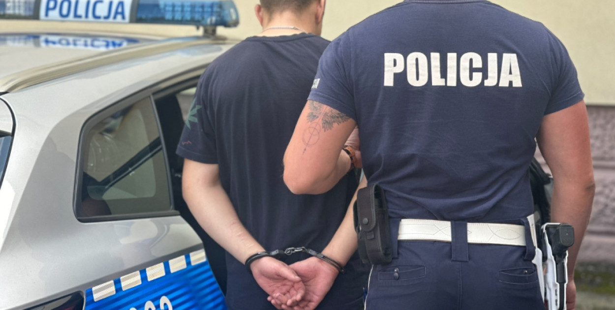 Badanie stanu trzeźwości wykazało w organizmie 22-latka ponad 2,5 promila alkoholu. Fot. KPP w Chojnicach