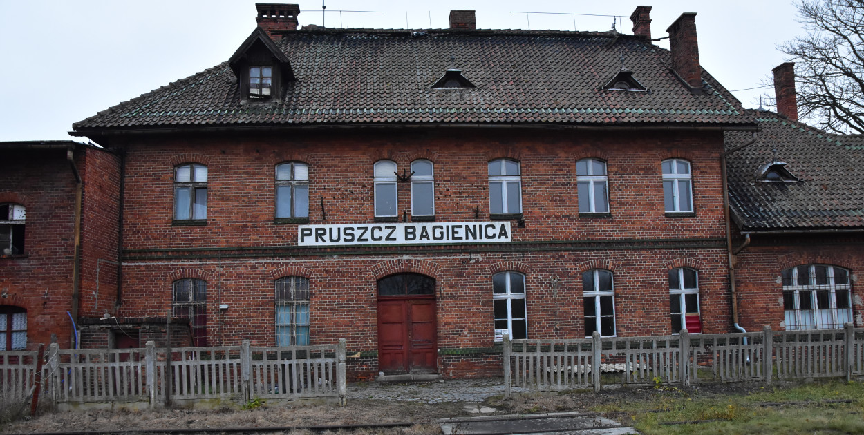 Najbliższe plany na linię kolejową 241 i stację w Pruszczu Bagienicy. Co z pociągiem WOŚP? Fot. Anna Lipska