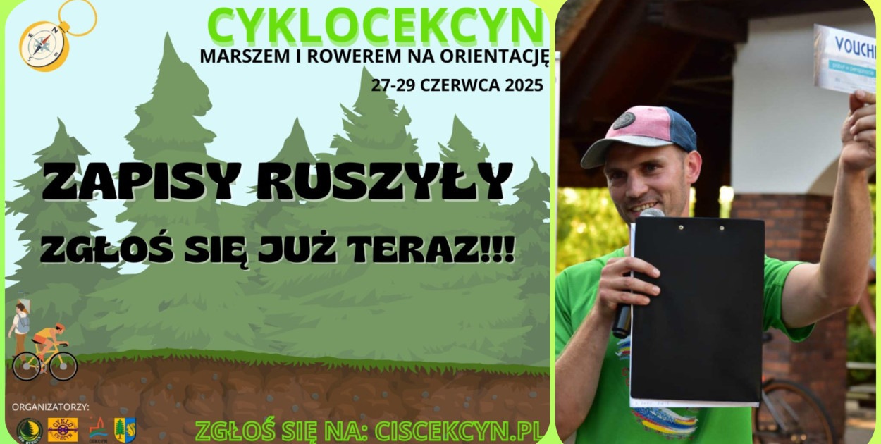 Do zapisów na CykloCekcyn zachęca organizator Tomasz Słomiński.