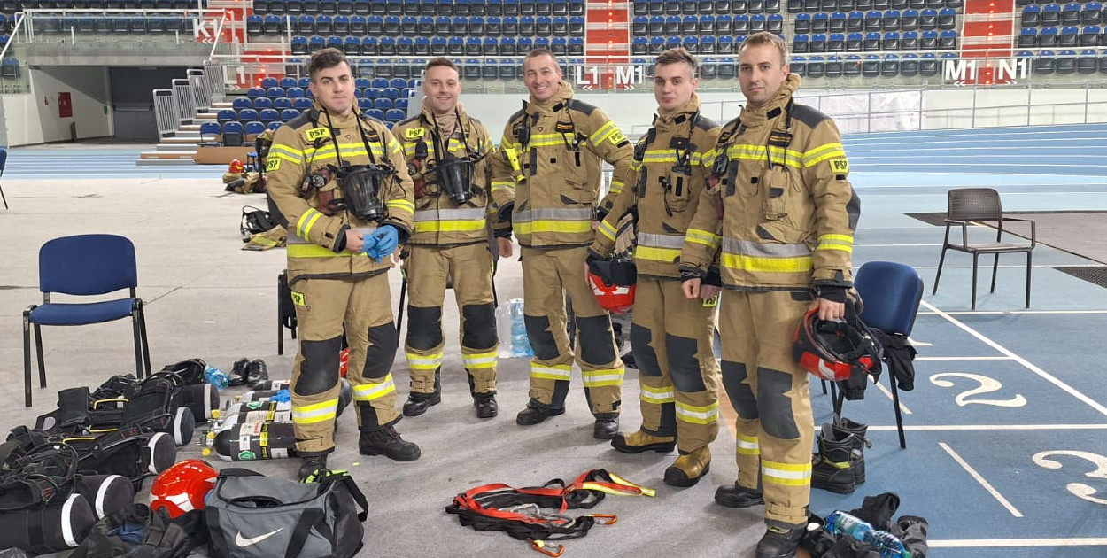 Wicemistrzowska formacja Komendy Powiatowej Państwowej Straży Pożarnej w Tucholi. Fot. nadesłane