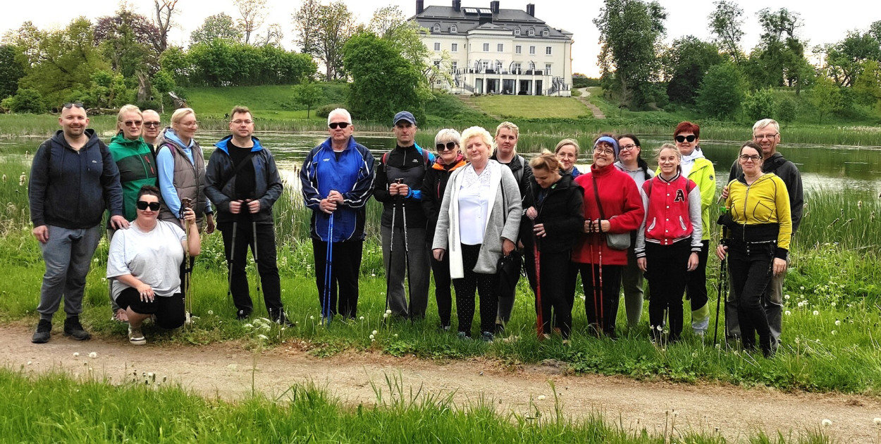 Celem ubiegłorocznej marszruty był pałac i kompleks pałacowo-parkowy w Komierowie. Fot. UG w Gostycynie 