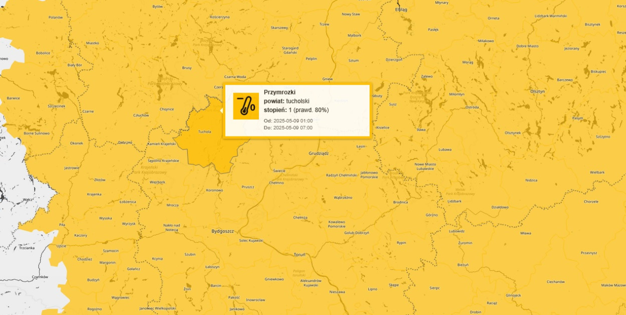 Grafika https://meteo.imgw.pl/