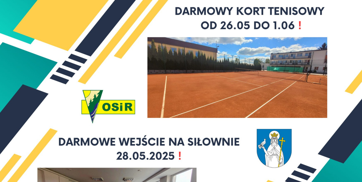Darmowe wejście na obiekty ma zachęcić do aktywnego życia ze sportem za pan brat. 