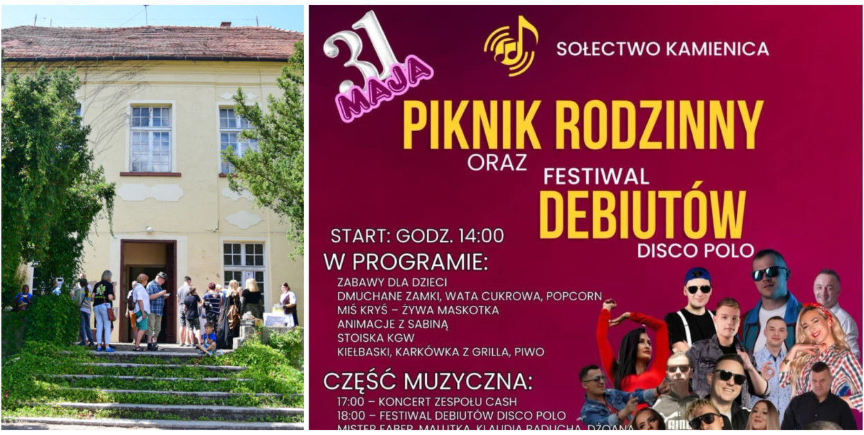 Festiwal i festyn odbędą się w Kamienicy 31 maja (sobota)