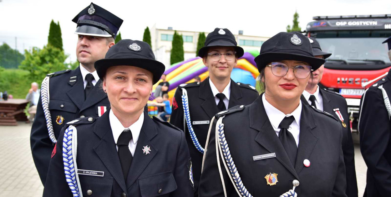 W szeregach OSP w Gostycynie nie brakuje przedstawicielek płci pięknej.