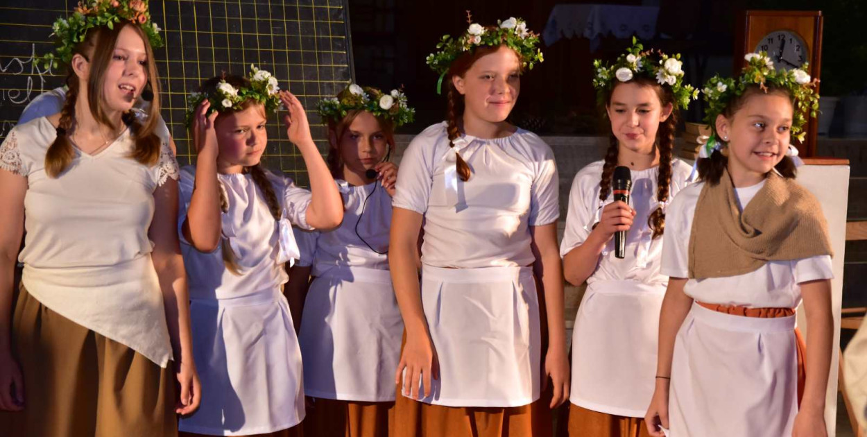 W widowisku udział wzięły m.in. dzieci ze Szkoły Podstawowej w Iwcu.