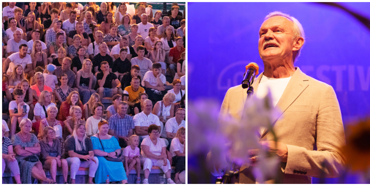 Śliwice, amfiteatr. Cezary Pazura gwiazdą Festiwalu Kultur. Fot. Marcin Ossowski