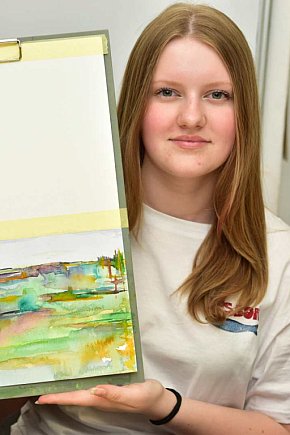 Warsztaty plastyczne z artystami z ogólnopolskiego pleneru-4252