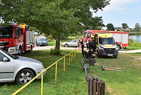 Tragedia nad jeziorem w Stobnie. Nie żyje 52-letni mężczyzna-12869