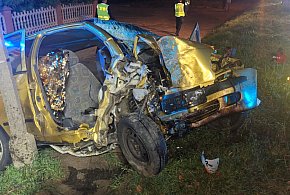 DZIŚ: Śmiertelny wypadek w Tucholi - zginął 27-letni pasażer -13117