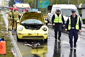 Tuchola: Zderzenie dwóch aut przy przejściu dla pieszych-18126