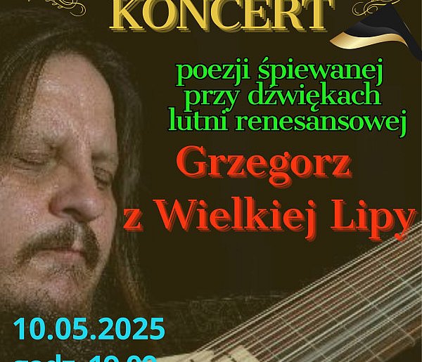 Cekcyn w sobotę 10 maja .Koncert: poezja śpiewana i lutnia renesansowa ZAPOWIEDŹ-21518